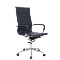SILLA DE OFICINA PRESIDENCIAL ERGONÓMICA - BOSS NEGRO