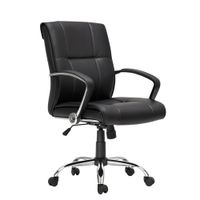 SILLA DE OFICINA GERENCIAL ERGONÓMICA - JOY NEGRO