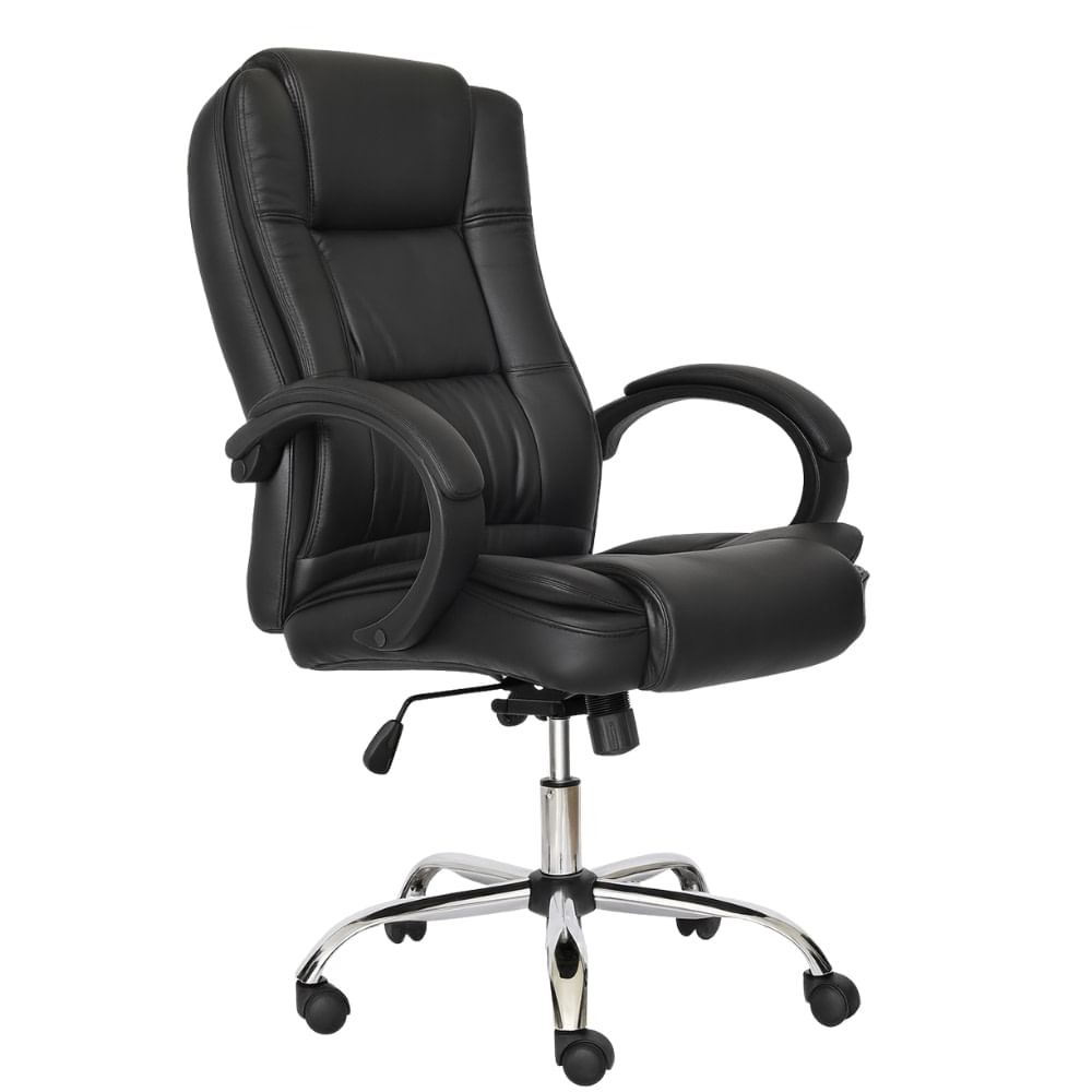 SILLA DE OFICINA PRESIDENCIAL ERGONÓMICA - LEXUSHM NEGRO