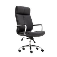 SILLA DE OFICINA PRESIDENCIAL ERGONÓMICA - PARIS NEGRO