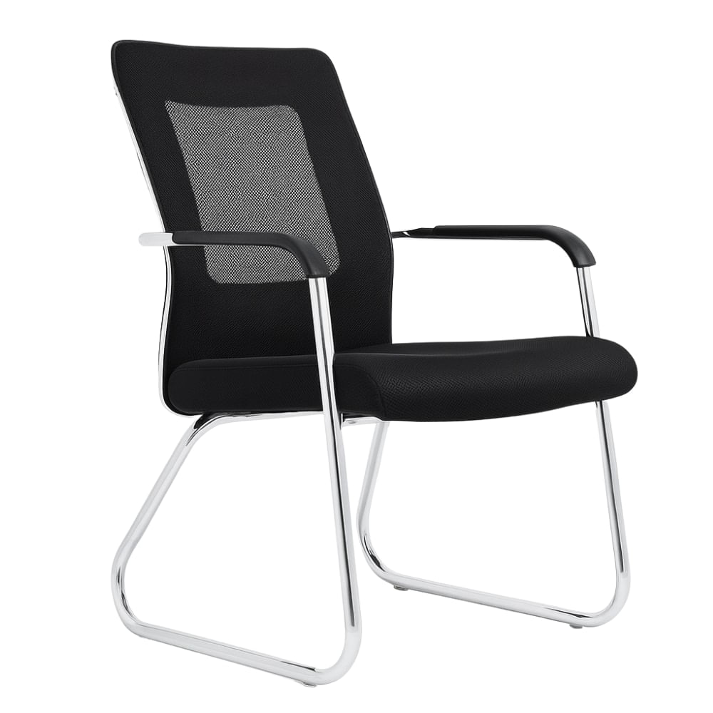 SILLA DE OFICINA GERENCIAL FIJA ERGONÓMICA - ISIS NEGRO