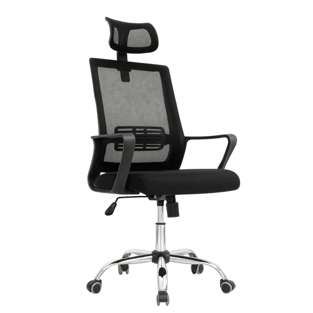 SILLA DE OFICINA EJECUTIVA ERGONÓMICA LOOK CC NEGRO