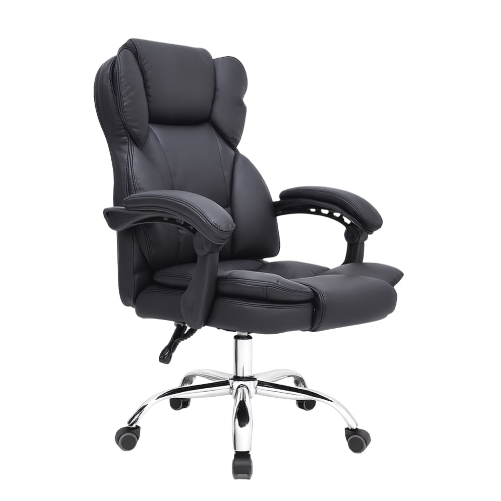 SILLA DE OFICINA PRESIDENCIAL ERGONÓMICA - BROTSRP NEGRO