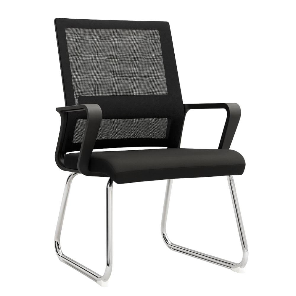 SILLA DE OFICINA GERENCIAL FIJA ERGONÓMICA - ZAO NEGRO
