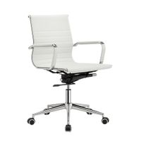SILLA DE OFICINA GERENCIAL ERGONÓMICA - BOSS BLANCO