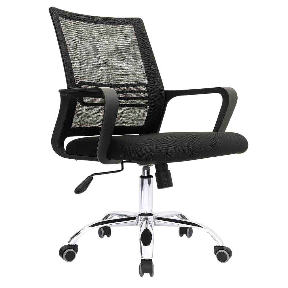 SILLA DE OFICINA EJECUTIVA ERGONÓMICA MOBI NEGRO