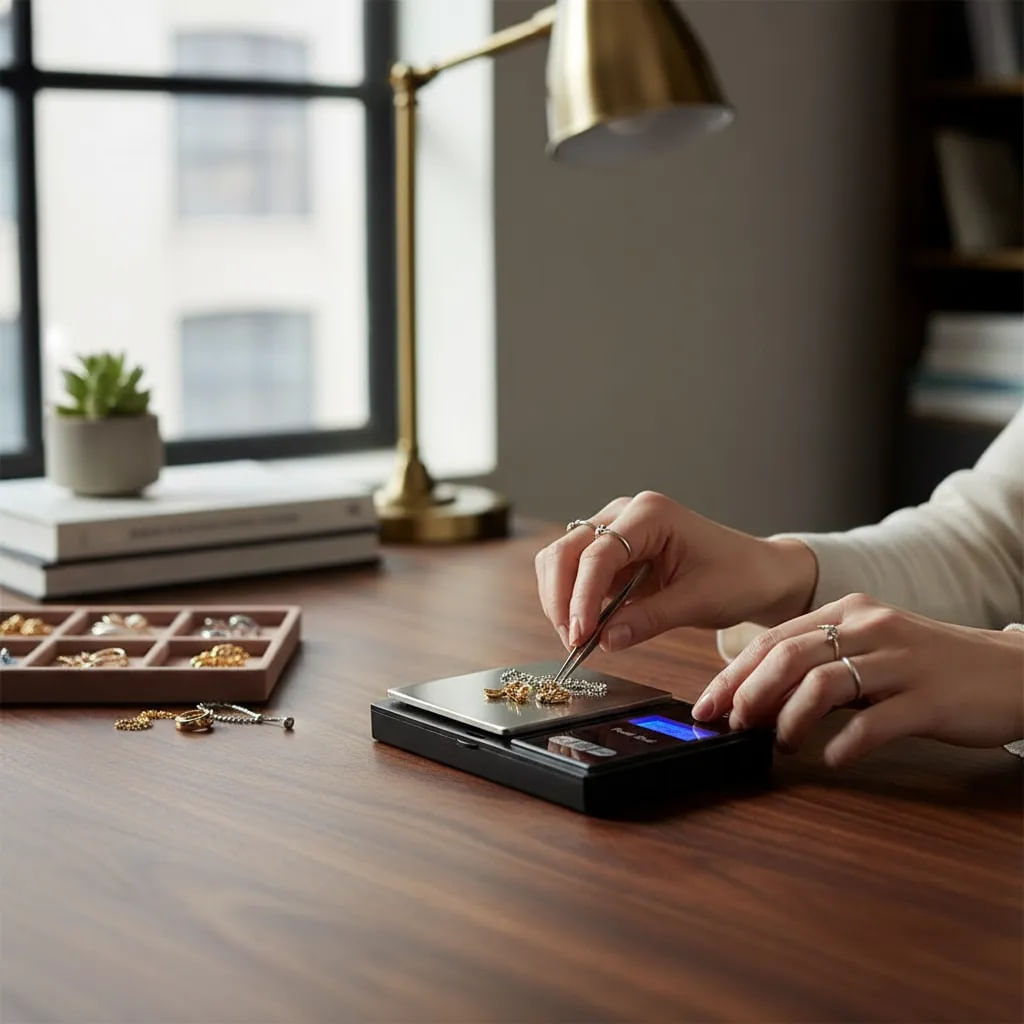 Balanza digital portátil bolsillo pocket para joyeria 500g 0.01g