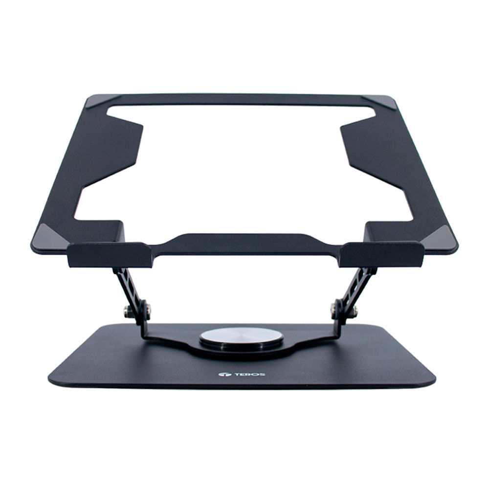Soporte para Laptop TEROS TE-7021N ajustable metálico plegable ventilado color negro