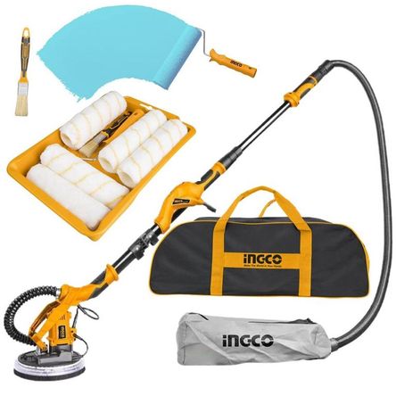 LIJADORA DE PARED Y TECHO FINO ACABADO 12 LIJAS KIT DUMBO PINTOR INGCO Amarillo LIJADORA DE PARED Y TECHO FINO ACABADO 12 LIJAS KIT DUMBO PINTOR INGCO Amarillo