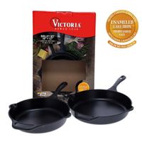 Combo Victoria Sartén Esmaltado 25/30cm Tradición y Calidad