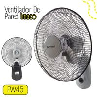VENTILADOR DE PARED IMACO 45 WATTS 16 GRIS  FW450