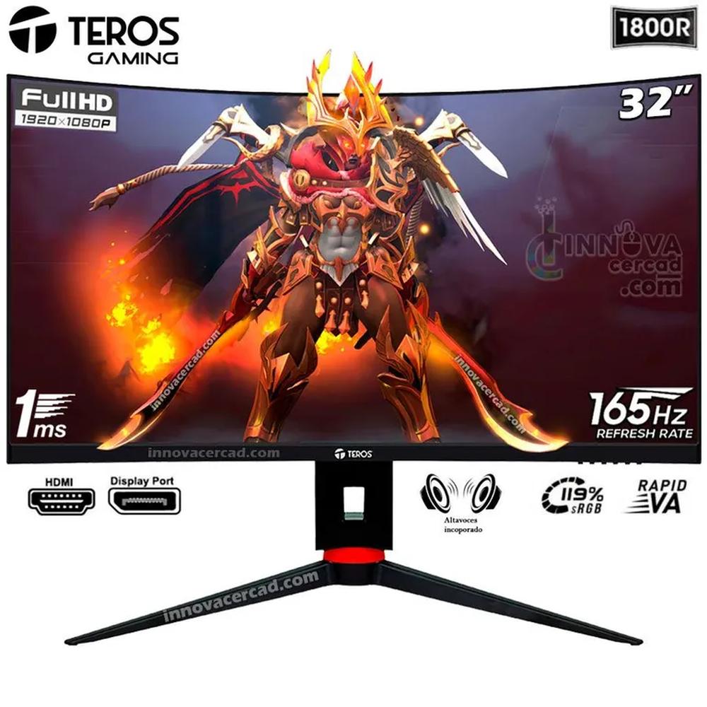 Monitor Teros TE-3215G 32 VA 1920x1080 Full HD 165HZ 1MS Monitor Teros TE-3215G 32 VA 1920x1080 Full HD 165HZ 1MS
