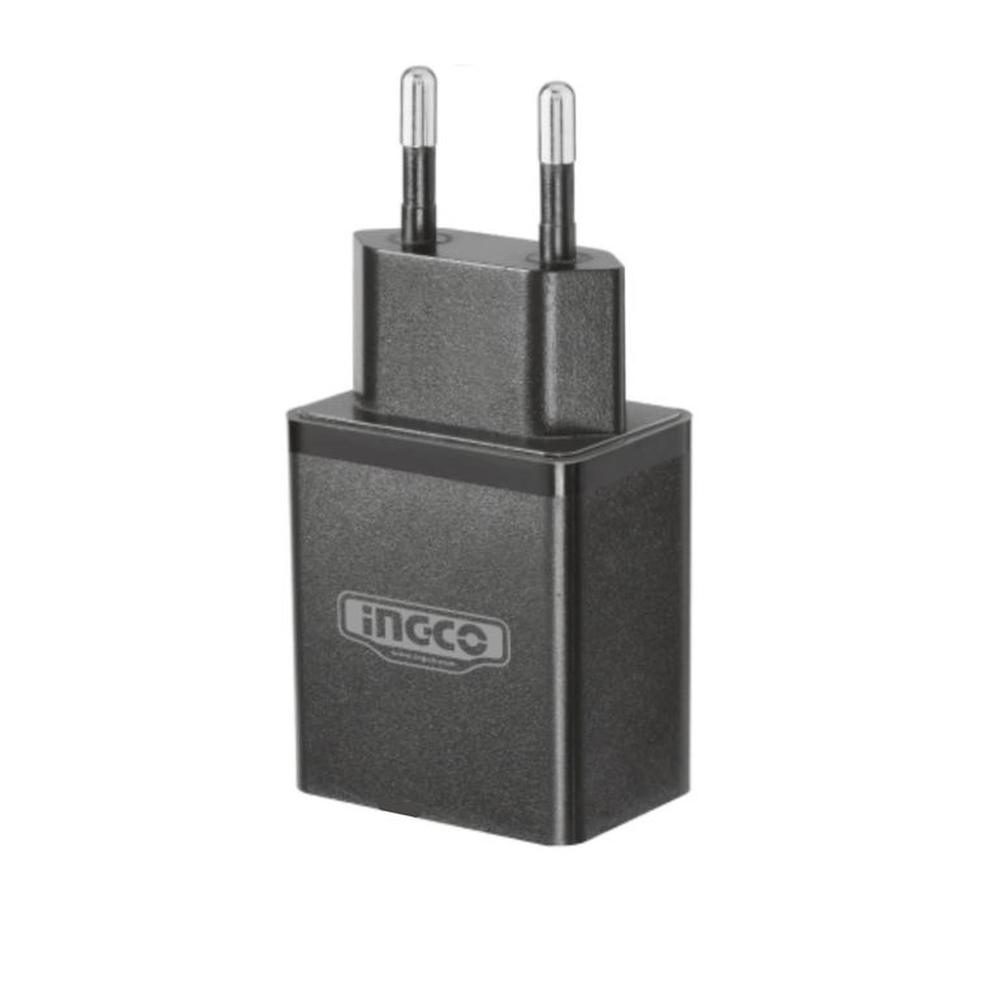 CARGADOR TIPO A SALIDA USB CARGA RAPIDA 5V2A INGCO Negro CARGADOR TIPO A SALIDA USB CARGA RAPIDA 5V2A INGCO Negro