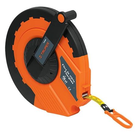 Wincha Cinta Métrica 50m Profesional TRUPER Naranja