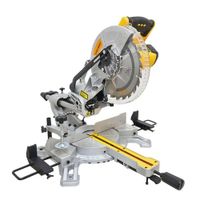 Sierra ingleteadora telescópica CON GUIA LASER 1800W -