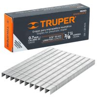 GRAPAS corona 3/8"" calibre 22, 8mm, 5000 UNIDADES TRUPER