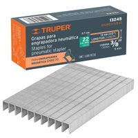 GRAPAS corona 3/8"" calibre 22, 13mm, 5000 UNIDADES TRUPER