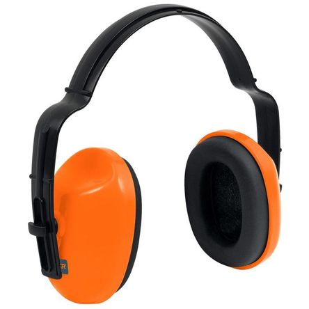 Orejera ajustable aislante de ruido Truper naranja y negro Orejera ajustable aislante de ruido Truper naranja y negro