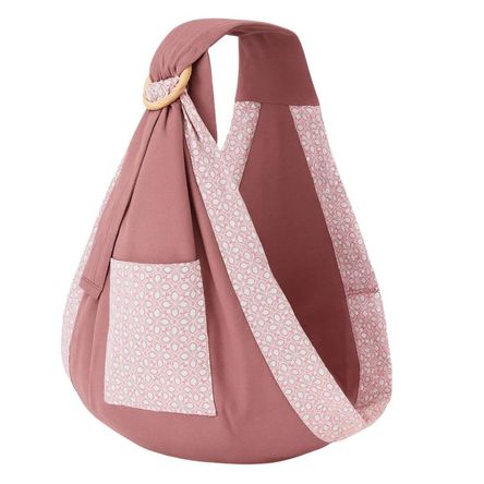 Porta Wawa Bebe Regulable Cargador Canguro con aros de 0 a 18 meses Rosado