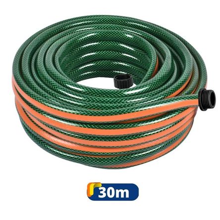 Manguera de riego expandible reforzada 1-2x30m truper Verde Manguera de riego expandible reforzada 1-2x30m truper Verde