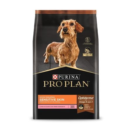 Alimento para Perros Pro Plan Adulto Razas Pequeñas Sensitive Skin con Salmon 3 Kg Alimento para Perros Pro Plan Adulto Razas Pequeñas Sensitive Skin con Salmon 3 Kg