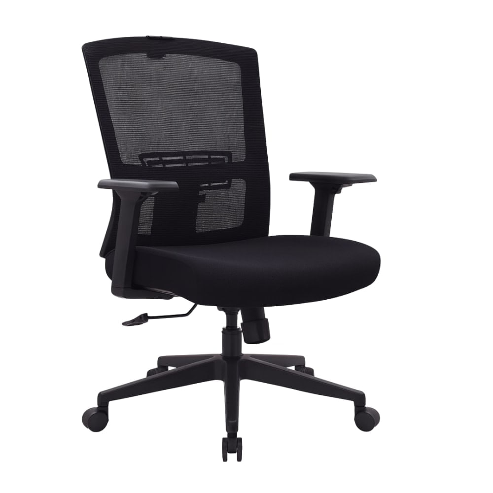 SILLA DE OFICINA GERENCIAL ERGONÓMICA - CORP NEGRO