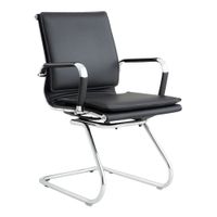 SILLA DE OFICINA GERENCIAL FIJA ERGONÓMICA - ALEMANIA NEGRO