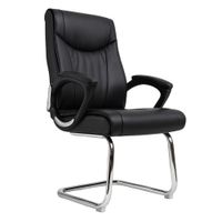 SILLA DE OFICINA GERENCIAL FIJA ERGONÓMICA - VERA NEGRO
