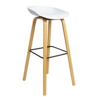 SILLA DE BAR CAJERA - MISURI BLANCO