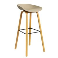 SILLA DE BAR CAJERA - MISURI BEIGE