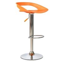 SILLA DE BAR GIRATORIA - DEX NARANJA