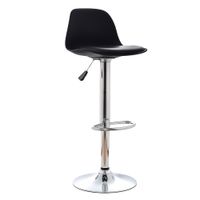 SILLA DE BAR GIRATORIA - BOAT NEGRO
