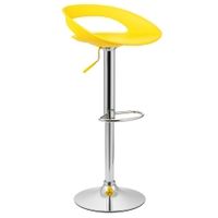 SILLA DE BAR GIRATORIA - DEX AMARILLO