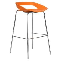 SILLA DE BAR CAJERA - TRIBECA NARANJA