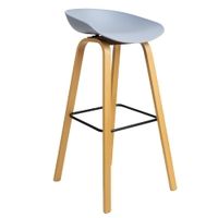 SILLA DE BAR CAJERA - MISURI GRIS