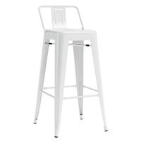 SILLA DE BAR CAJERA - CLOE CR BLANCO