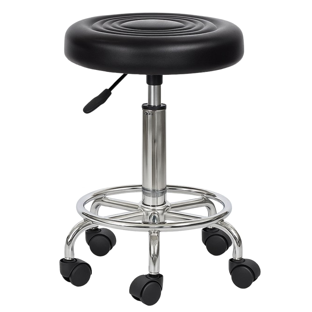 SILLA DE BAR GIRATORIA - WORK SR NEGRO