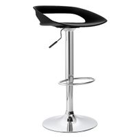 SILLA DE BAR GIRATORIA - DEX NEGRO