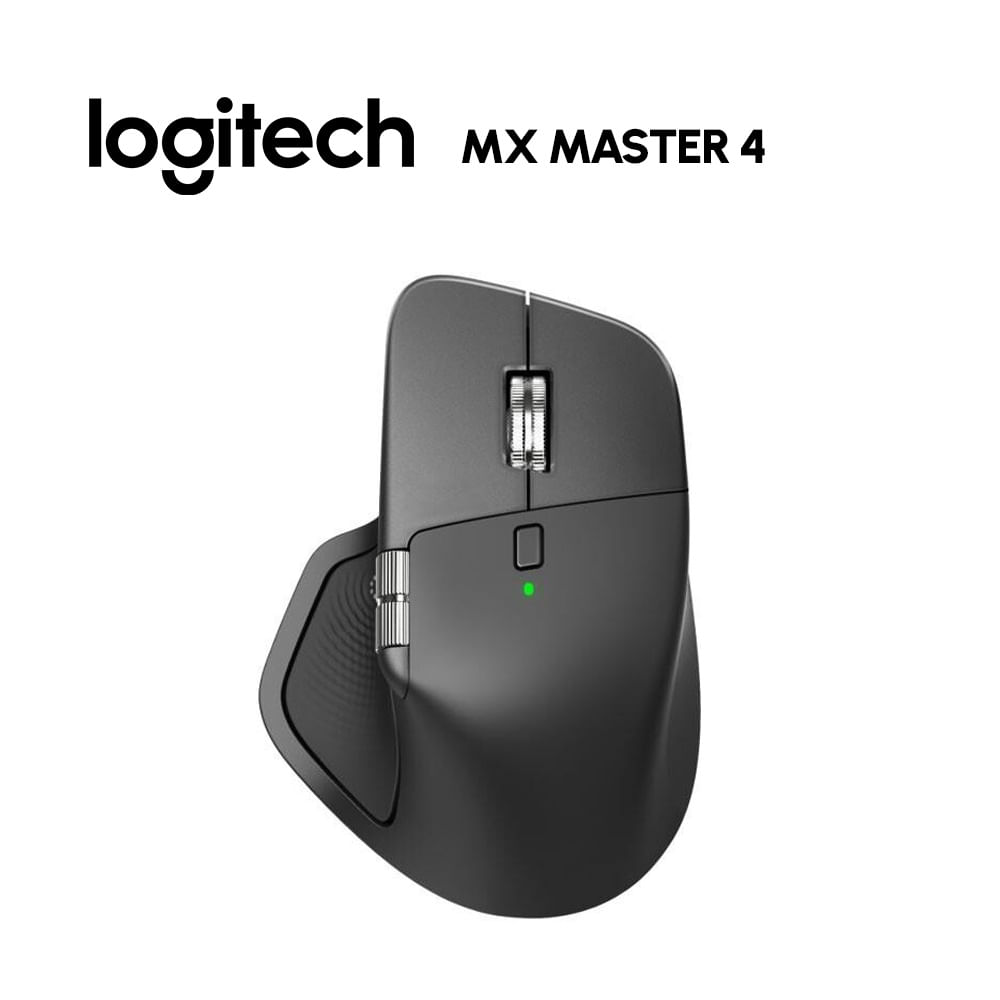 MOUSE LOGITECH WIRELESS RECARGABLE MX MASTER 4 NEGRO