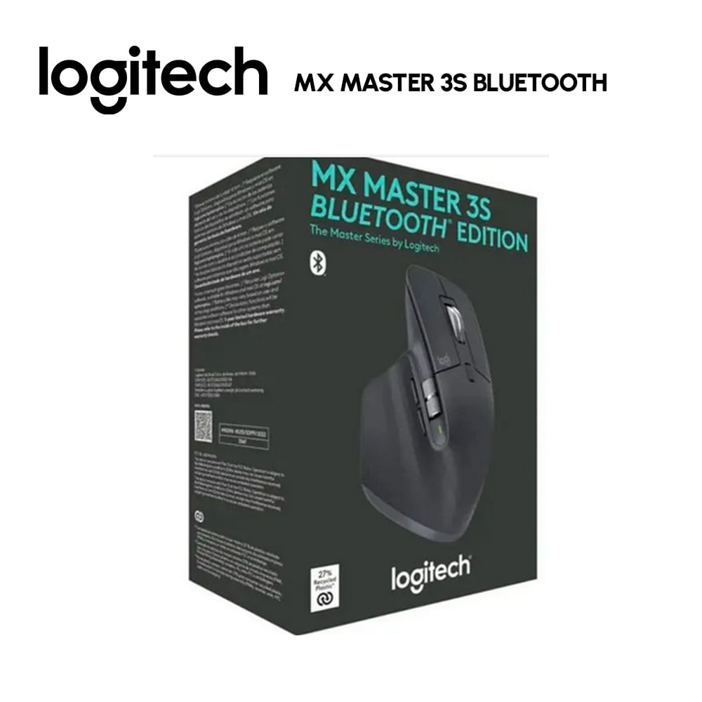 MOUSE LOGITECH MX MASTER 3S BLUETOOH NEGRO