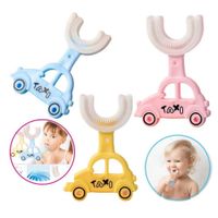 Pack 3 CEPILLO DIENTES BEBES FORMA U MULTICOLOR 360