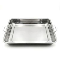 Bandeja de Acero Inoxidable para Horno y Cocina 44cm