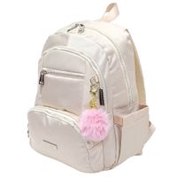 Mochila Modelo Print A4 Kengar - Crema Claro
