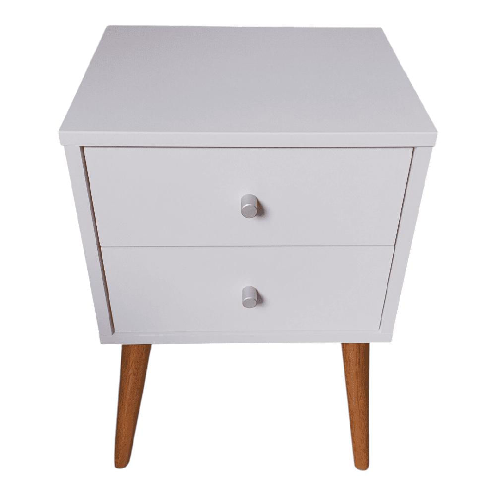 Velador mesa de noche auxiliar Blanco