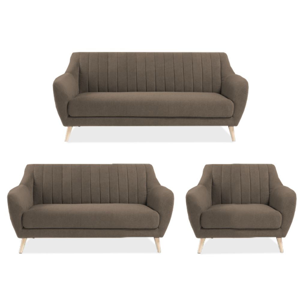 SALA WASI MARRÓN 3 2 1 CUERPOS - FALOTIH 3M