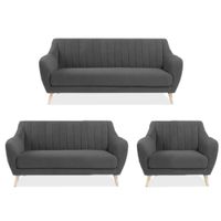 SALA WASI GRIS OSCURO 3 2 1 CUERPOS - FALOTIH 3M