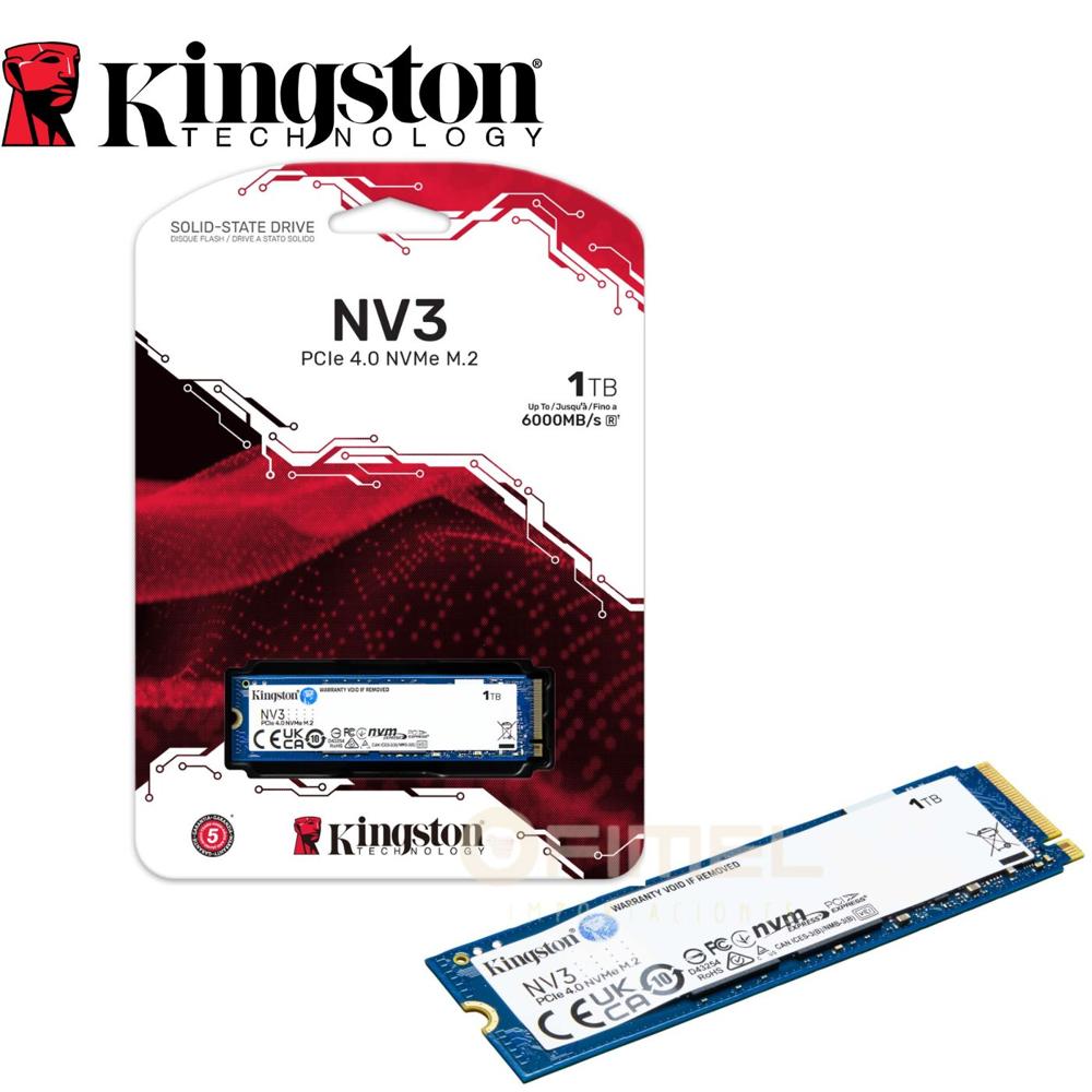 Unidad de estado sólido Kingston NV3 - M.2 2280 Interno - 1TB SNV3S1000G