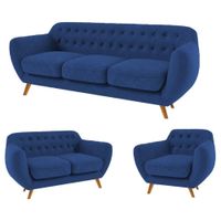 SALA VALENTINO AZUL 3 2 1 CUERPOS - FALOTIH 3M