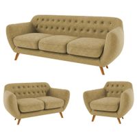 SALA VALENTINO BEIGE 3 2 1 CUERPOS - FALOTIH 3M