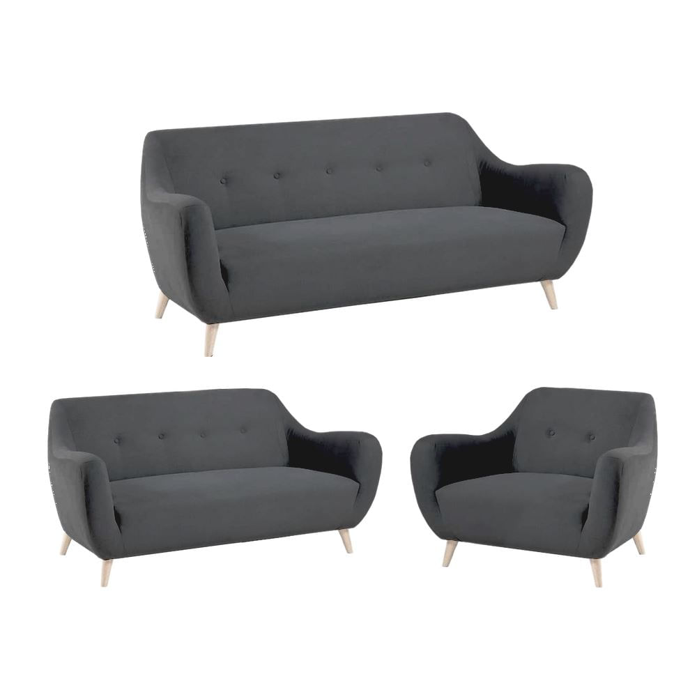 SALA THOMAS  GRIS OSCURO 3 2 1 CUERPOS - FALOTIH 3M